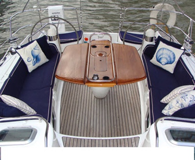 New York sailing yacht 10 cockpit